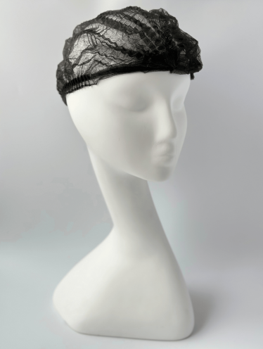 Шапочка одноразовая "Эконом", черная (100 шт/уп)