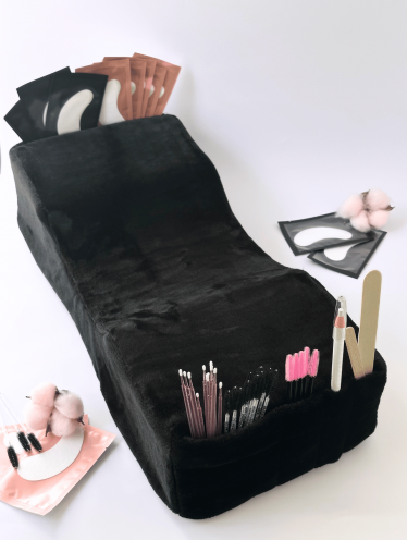 Подушка для наращивания ресниц, Черная CHILA™