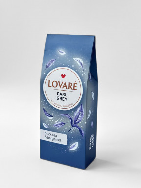 Чай чорний LOVARE 80г, листковий, "EАRL GREY"