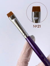 Косметическая кисточка для бровей Creator Synthetic № 21