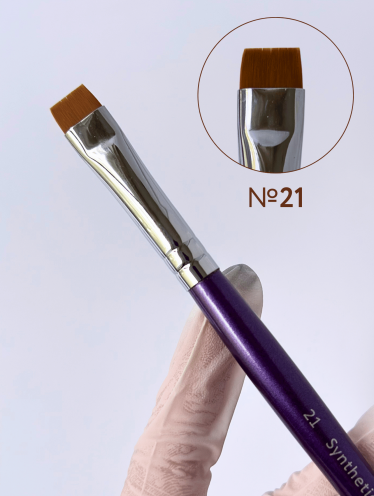 Косметическая кисточка для бровей Creator Synthetic № 21