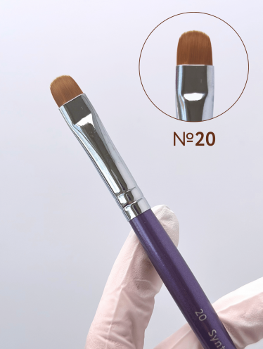 Косметическая кисточка для бровей Creator Synthetic № 20