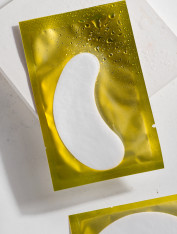 Патчи под глаза для наращивания ресниц, золотые (50 шт/уп)