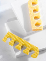 Разделитель пальцев для педикюру, жёлтый (20 пар/уп)