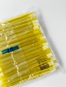 Слиновідсмоктувач пластиковий, жовтий (100шт/уп)