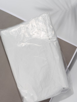 Фартук полиэтиленовый 25 мкм, белый (100 шт/уп)