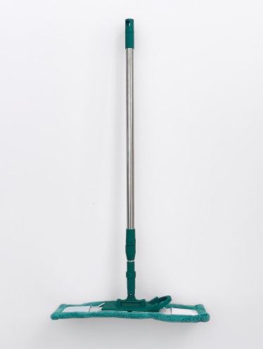 Швабра-полотёр Евро комплект (основа+кий телескопический+моп)(42*13см)