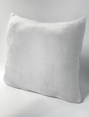 Подушка декоративная плюшевая 40*40 см, Светло-серая CHILA™
