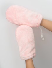 Перчатки для парафинотерапии, розовые