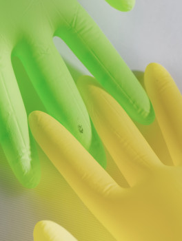Перчатки нитриловые, 4 цвета (плотность 4г/м²) STYLE Tutti Frutti, 96 шт/уп, размер M