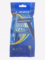 Одноразовые станки для бритья (2 лезвия) LEZO, 5 шт/уп