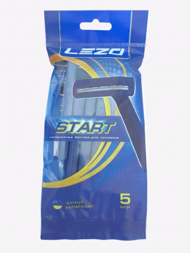 Одноразовые станки для бритья (2 лезвия) LEZO, 5 шт/уп