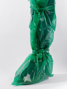 Бахилы 6 г/шт ВЫСОКИЕ, зеленые (100 шт)