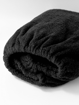 Чехол на кушетку махровый 90*210см, черный (400 г/м²) CHILA™