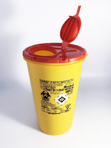 Контейнер DISPO для сбора игл и медицинских отходов, 2л