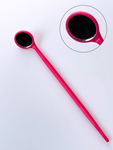 Дзеркало для ламінування та нарощування вій, рожеве