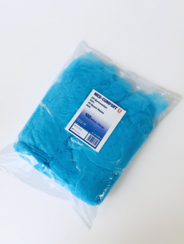 Набородник одноразовый спанбонд, голубой (100 шт)