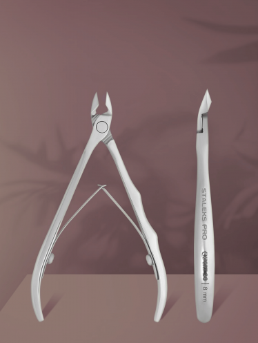 Профессиональные кусачки для кожи Staleks Pro Expert 20 (8 мм)