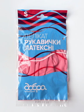 Перчатки латексные деликат (размер S) "Добра господарочка"