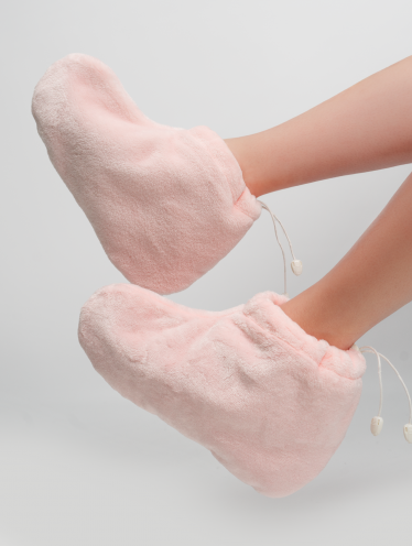 Носочки для парафинотерапии, розовые