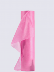 Простынь одноразовая 0.6х100 м (25 мкм) розовая