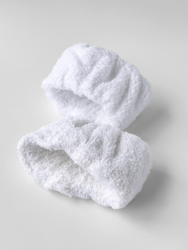 Напульсники, махровые, нарукавники для умывания, белые CHILA™