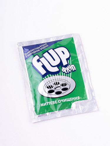 Флуп для чистки труб для холодной воды, зеленый (60гр)