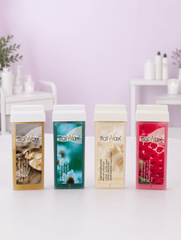 Віск в касетах Italwax класичний, Полуниця (100 мл)