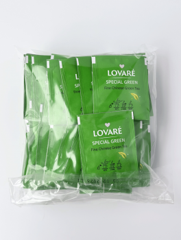 Чай зелений LOVARE 75г (1.5г*50шт), "SPESIAL GREEN", пакетований