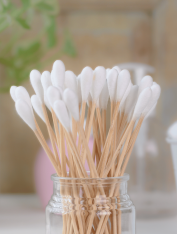 Ватные косметические палочки Бамбуковые (100 шт/уп)