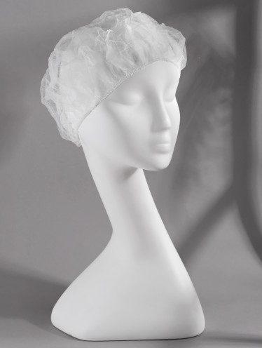 Шапочка Шарлота, белая (100 шт)