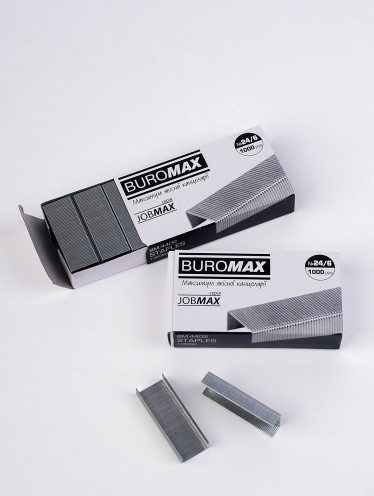 Скобы для степлера №24/6 (1000 шт/уп)