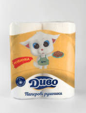 Полотенца бумажные Диво, 2-слойные (2 рул/уп)