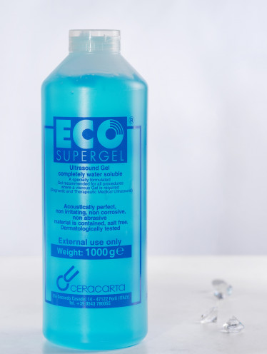 Гель для УЗИ "ECO SUPERGEL", Италия (1000 г) голубой