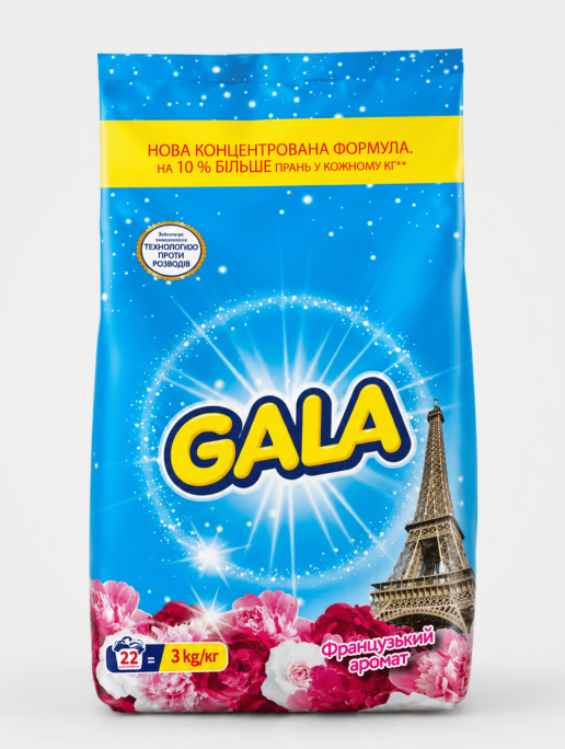 Gala "Французский аромат" порошок для авт. стирка для всех типов ткани (3 кг)