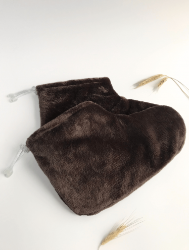 Носочки для парафинотерапии, коричневые