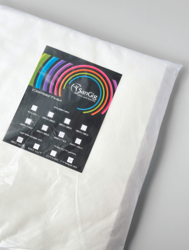 Салфетки спанлейс 35*70см, гладкие (50шт/уп) SanGig