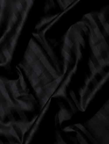 Простынь 145*220 см САТИН, Черная