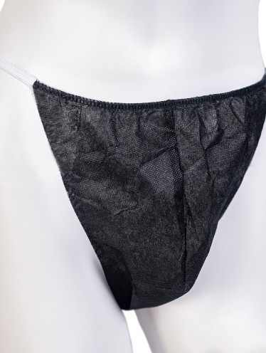 Трусы мужские ПЛОТНЫЕ, черные (50 шт) CHILA™