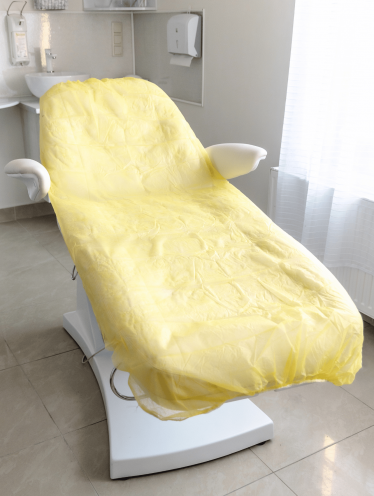 Чехол на кушетку спанбонд 80*200 см, Жёлтый