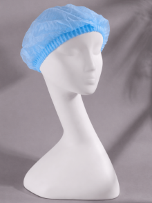 Шапочка одноразовая голубая (100 шт)