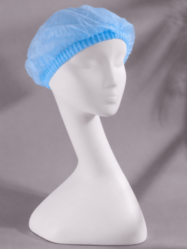 Шапочка одноразова блакитна (100 шт)