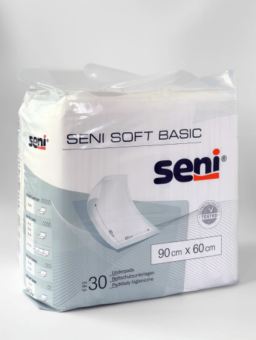 Пелёнки одноразовые Seni, 90*60см (30шт/уп)