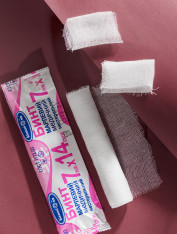 Бинт медицинский нестерильный (7м*14см)