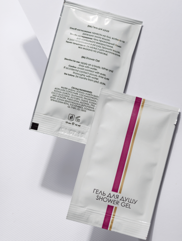 Гель для душа для отелей, в саше 10мл (250 шт/уп)