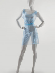 Фартук полиэтиленовый 12 мкм, голубой (100 шт/уп)