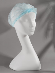 Шапочка одноразовая голубая (100 шт)
