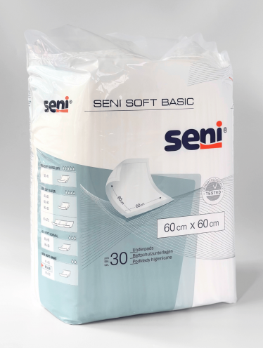 Пелёнки одноразовые Seni, 60*60см (30шт/уп)