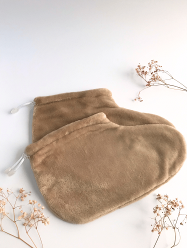 Носочки для парафинотерапии, бежевые