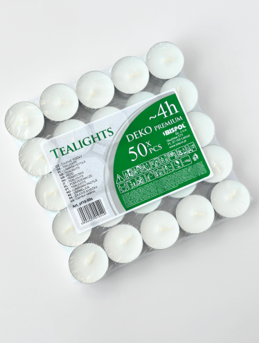 Свечка-таблетка в алюминиевом корпусе (50 шт/уп)